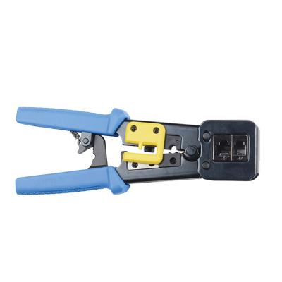 China Network LAN Cable Modular Plug Crimper , Cat5 / 5e / 6 / 6a Rj45 Rj11 Crimping Tool for sale
