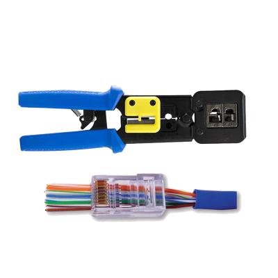 China Professional Crimp Tool RJ45 Pass Through Connectors / Clips / Ends for sale