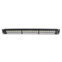 Chine Port du port 48 de pouce 1U CAT6A 24 du tableau de connexions de réseau d'UTP RJ45 de bâti de support 19 à vendre