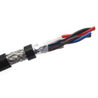 China O twisted pair flexível do cabo 2*0.5mm2 de uma comunicação RS485 protegeu o cabo à venda