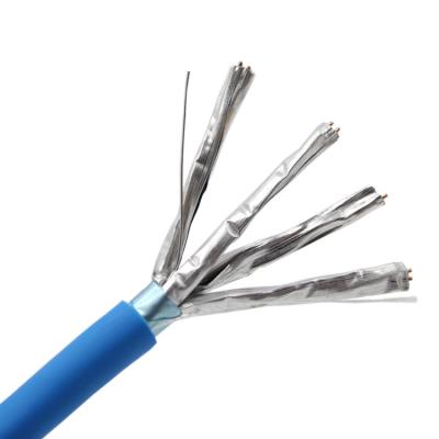 China Shielded Network Stp Cat6A Lan Cable , Cat6 Indoor Outdoor Ethernet Cable en venta