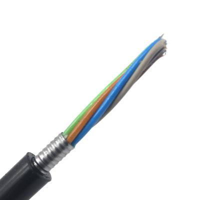 中国 Manufacturing Outdoor Optical Fiber Cable 12 to 144 core Fiber Optic Cable GYTS GYTA 販売のため
