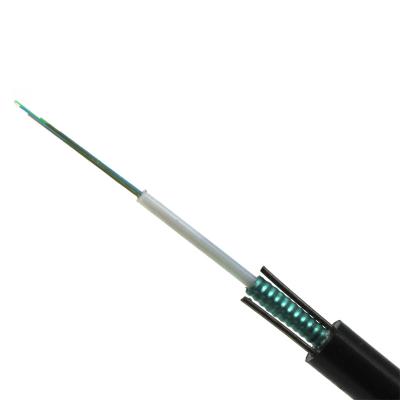 中国 GYXTW Armoured Outdoor Fiber Cable Optical Price 4 6 8 12 core 24 core Single Mode Fiber Optic Cable 販売のため