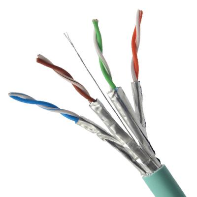 China UL Listed Cat6A Network Cable Solid Copper UTP LSZH PVC Jacket for sale