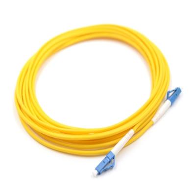 China LC-LC Simplex Fiber Patch Cable Single Mode LC/UPC To LC/UPC Fiber Optic Patch Cord for sale