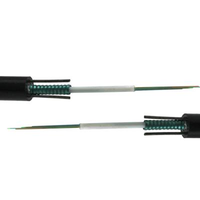 中国 GYXTW Optical Fiber Drop Cable 2 Cores FTTH Single Mode Outdoor Figure 8 Fiber Optic Cable 販売のため