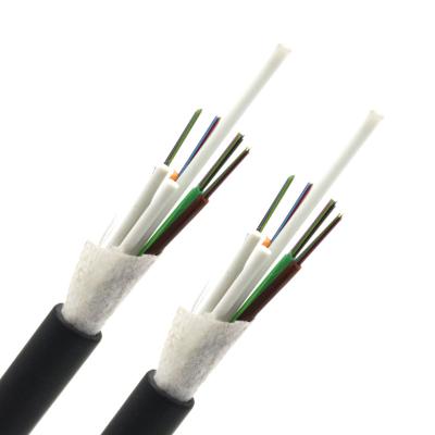 China 24 48 72 Core Aerial Fiber Optic Cable GYFTY Single Mode G652.D Non Metallic for sale