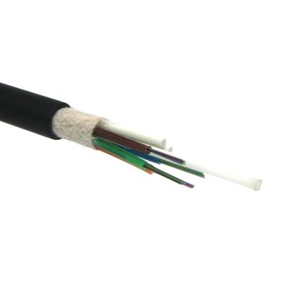 China 24 Cores Duct Optical Fiber Cable PE Jacket GYFTY Fiber Cable for sale
