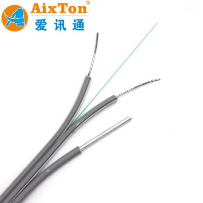 China Indoor Outdoor FTTH Drop Cable G657A2 Single Mode Fiber Optic Jumper With Connector for sale