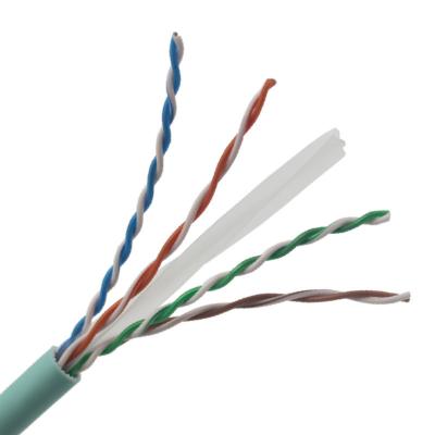 China 0.57 BC 4 Pairs UTP Cat 6a Cable Indoor Outdoor LSZH Jacket Network Lan Cable 305m Te koop