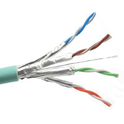 China LAN 4 Pairs Outdoor Cat6a Cable Solid Copper UTP FTP SFTP Network CMX 305M for sale