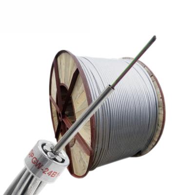 Chine 96 Core Outdoor Fiber Optic Cable G652D Opgw Optical Ground Wire à vendre