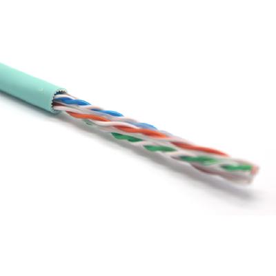 China Pass Test Cat 6a Ethernet Cable 23AWG 4pair Indoor 10gigabit Network FTP Lan Cable 305m zu verkaufen