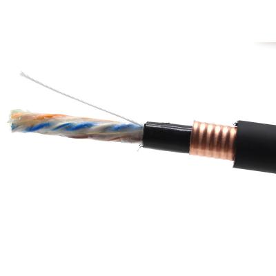 Китай Фабричная прямая продажа наружного кабеля Cat 6 utp бронированный кабель 4-парный 26awg Cat 6a UTP кабеля 305m цена продается