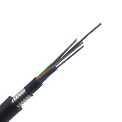 China Vitnam factory GYTA53 Outdoor 6 12 Core Single-mode Armored Communication Fiber Optic Cable for sale