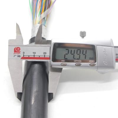 China Waterproof Jelly Filled Double Jacket 25 50 100 200 400 500 600 pair Outdoor Multipair telephone cable for sale