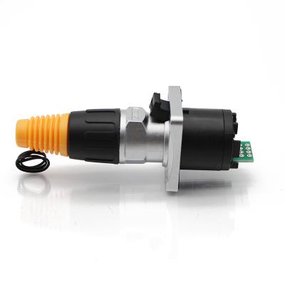 China Cable de micrófono XLR 1M IP67 Conector a prueba de polvo a prueba de agua for sale