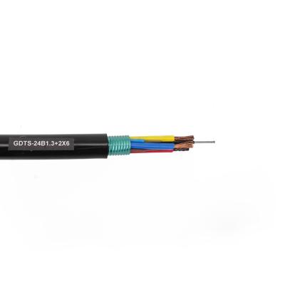 China Photoelectric Composite Fibre Optic Cable GDTS GDFTS Hybrid Copper power cable 36core 48core for sale
