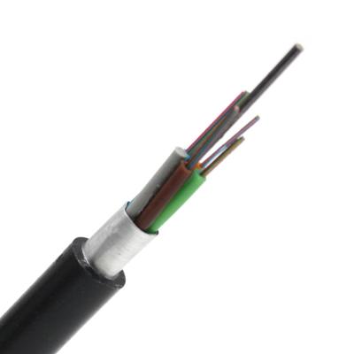 China Underground Armoured G652D Direct Bury Fiber Cable GYTA 24 48 96 Core for sale