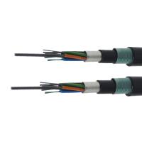 China Underground Direct Burial Armored Fiber Optic Cable GYTY53 GYTA53 Double PE Sheath for sale