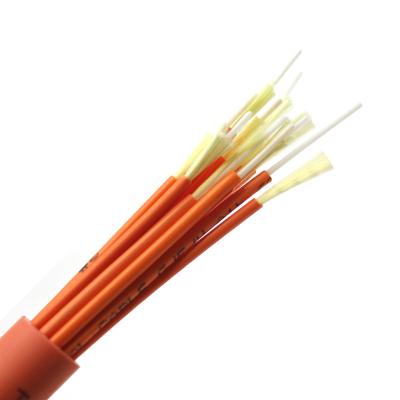 China Multi Mode Breakout Indoor Fiber Optic Cable OM1 OM2 OM3 Zero Halogen for sale