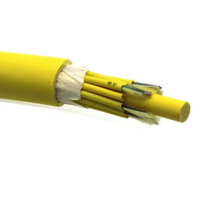 China GJBFJV Indoor Breakout Fiber Optic Cable 48 96 144 Cores Distribution Wire for sale