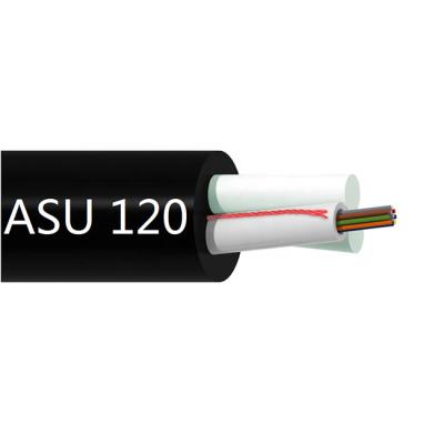 China 6 de la base 24 mini ADSS cable de la fibra del alambre los 80m ASU80 ASU120 Unitube de la base en venta