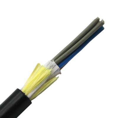 China Aerial Outdoor 72 Core ADSS Fiber Optic Cable G652d Single PE Jacket for sale