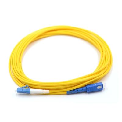 China Modo a una cara del cordón de remiendo de la fibra del SC Upc LC UPC solo para el sistema de cableado en venta