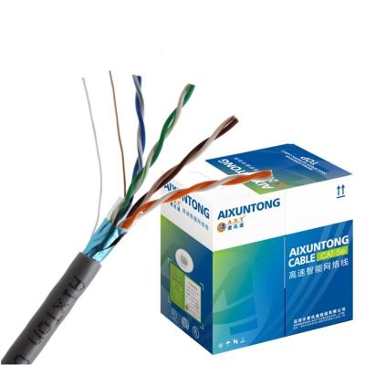 China Ethernet-Kabel 1000ft ftp CAT5E mit UL CMR Zertifikat CMP-CER-FCC ROHS zu verkaufen