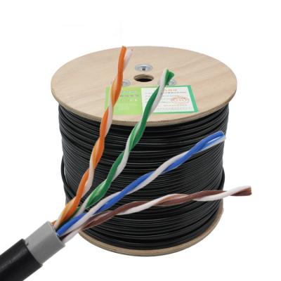 China UV Resistance Cat5e Network Cable Outdoor UTP 24AWG Copper Wire for sale