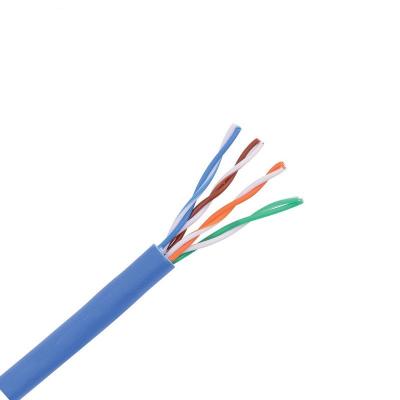 China Ethernet-Kabel 4 100Mhz CAT5E passt Kommunikationsnetz-Kabel zusammen zu verkaufen