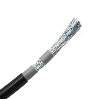 China 4 Pair Double Sheath Outdoor Ethernet Cable Cat6 SFTP Cable 305 Meter for sale