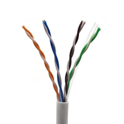 China Indoor Outdoor Bulk Cat5 Cable 1000ft 305m 24AWG Solid Pure Bare Copper Wire for sale