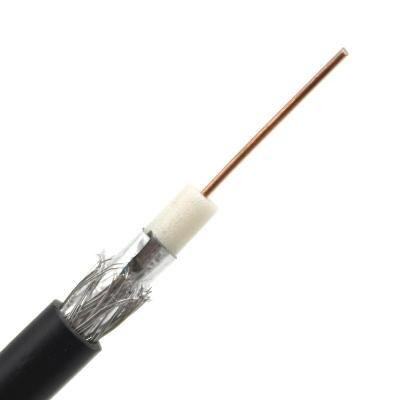 China Solid Bare Copper Rg6 Antenna Cable 75 Ohm Rg59 CCTV Cable 100m 200m for sale