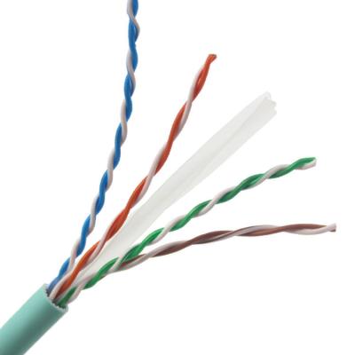 China Cable de cobre de Ethernet del cable 500MHZ de Utp Unshield CAT6A CAT7 CAT8 4 pares en venta