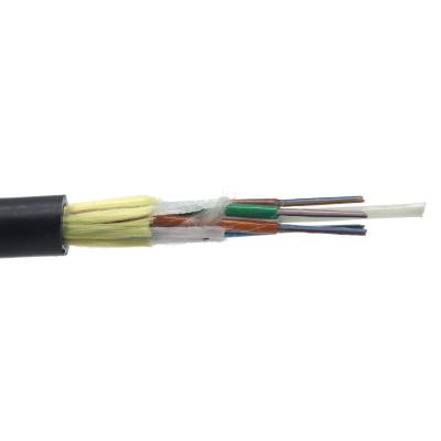 China Outdoor Single Mode 24 Core ADSS Fiber Optic Cable for sale