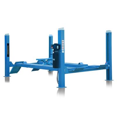 China 5T Four Post Hydraulic Lift 3286mm Width One Cylinder for sale