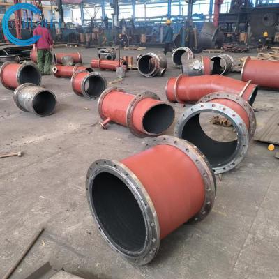 China Desgaste da pressão - transporte médio resistente do metal duplo resistente da tubulação à venda