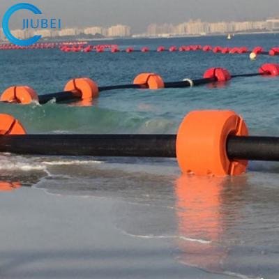 China Flotadores de tubería de dragado de alta durabilidad, resistentes a la corrosión y rellenos de espuma en venta