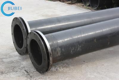 China Mud Sand Dredging HDPE Pipe Floater Floating Sea Flange Connections 12inch SDR21 for sale