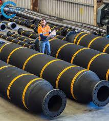 China Pipe Self Floating Dredge Hose For Sale Sand Suction Solid Single Carcass Submarine Hose 10-30bar for sale