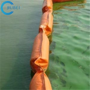 China Trash Floating Debris Boom Barrier Oil Absorbent Woven Geotextile Marine Silt Curtain For Dredging for sale