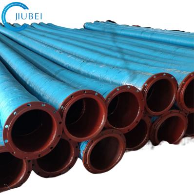 Cina Il tubo aspirante di gomma di dragaggio a 8 pollici da vendere estrazione mineraria di galleggiamento dell'acqua dell'olio del fango della sabbia scarica flessibile in vendita