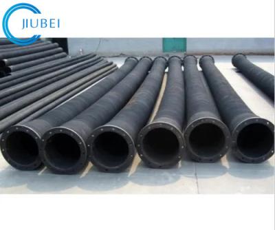 China 100mm Flexible Rubber Drain Hose Tube Vulcanized Water Pipe Heat Resistance Dredge for sale