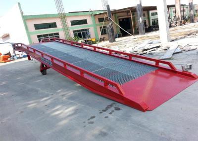 China CE Certification Steel Mobile Loading Ramps With 10 Ton Capacity for sale