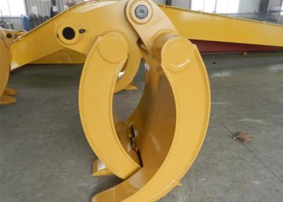 China Wearable Steel Mechanical Excavator Grapple Bucket with Rod for sale