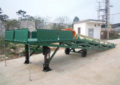China Q235B Three Side 10 Tons Mobile Dock Ramp For Container Loading for sale