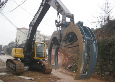 China Long Durability Logging Grapple Excavator Log Grab Electric Hydraulic Grab for sale