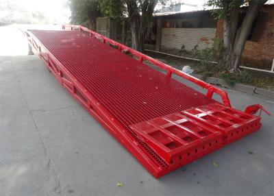 中国 単一の安全塀の設計容器またはトラックのための移動式ヤードの傾斜路 販売のため